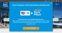 Desktop Screenshot of parkplaceparking.com